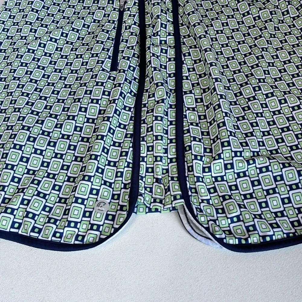 Bette & Court Tennis Skort Womens Large Pull On Zip Pockets Geometric Golf - Picture 7 of 9